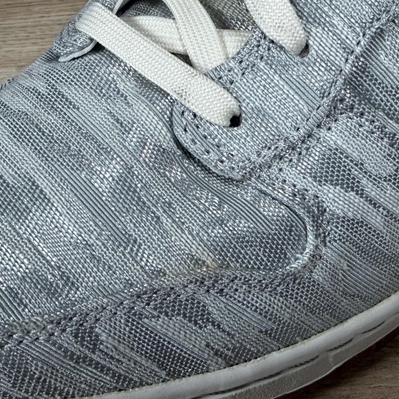 Nike Dunk Sky Hi Wedge Shoes Womens Size 12 Gray Silver High Top Gum 585560-101 - Picture 6 of 12